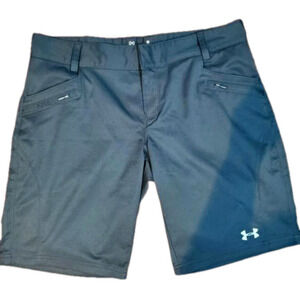Under Armour Black Shorts Heat Gear Size 12 EUC